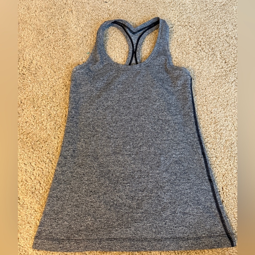 Lululemon Athletica Heathered Gray Tank Top